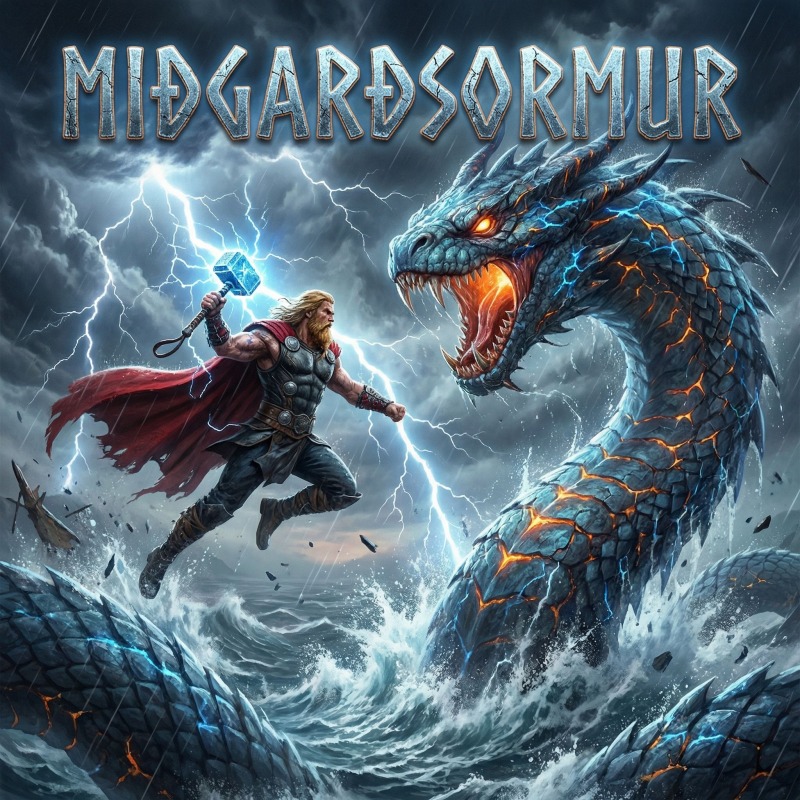 MIÐGARÐSORMUR cover